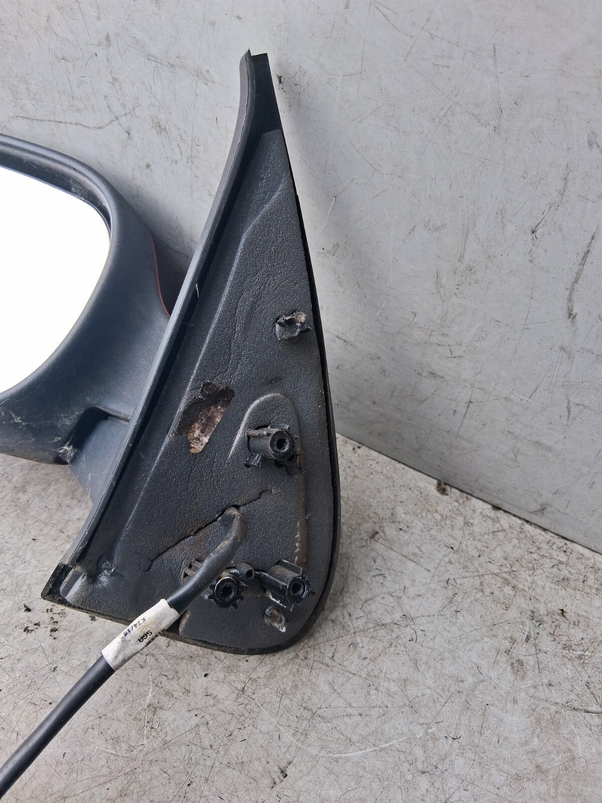 NISSAN MICRA 2006 K12 1.2 PETROL NS PASSENGER SIDE LEFT WING MIRROR RED E2011031