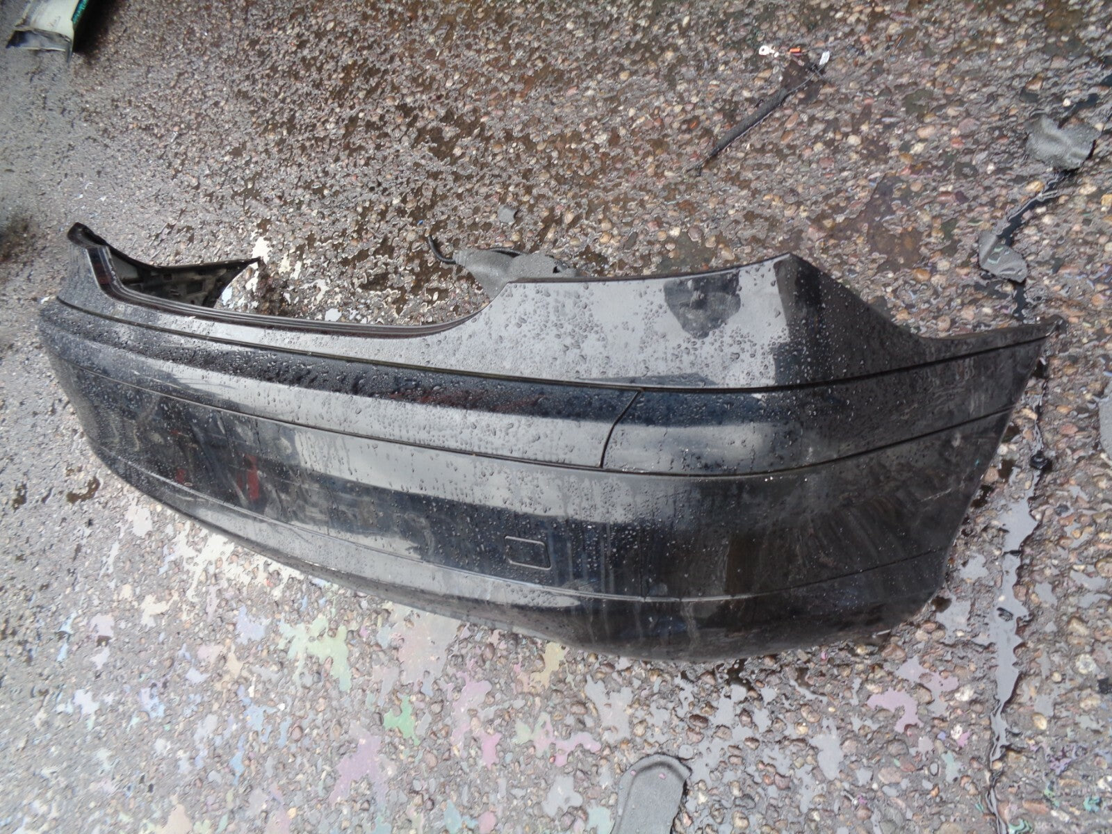 MERCEDES BENZ C-CLASS CL203 COUPE 2006 COMPLETE  REAR BUMPER BLACK