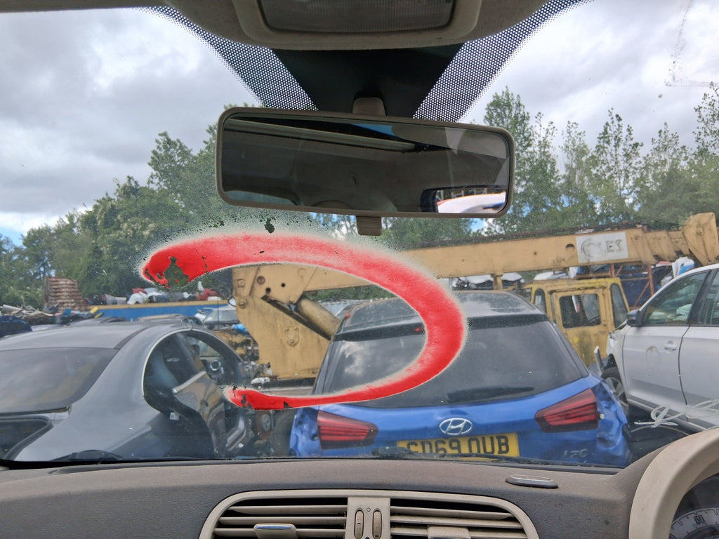 2015 FIAT 500 LOUNGE MK1 INTERIOR REAR VIEW MIRROR