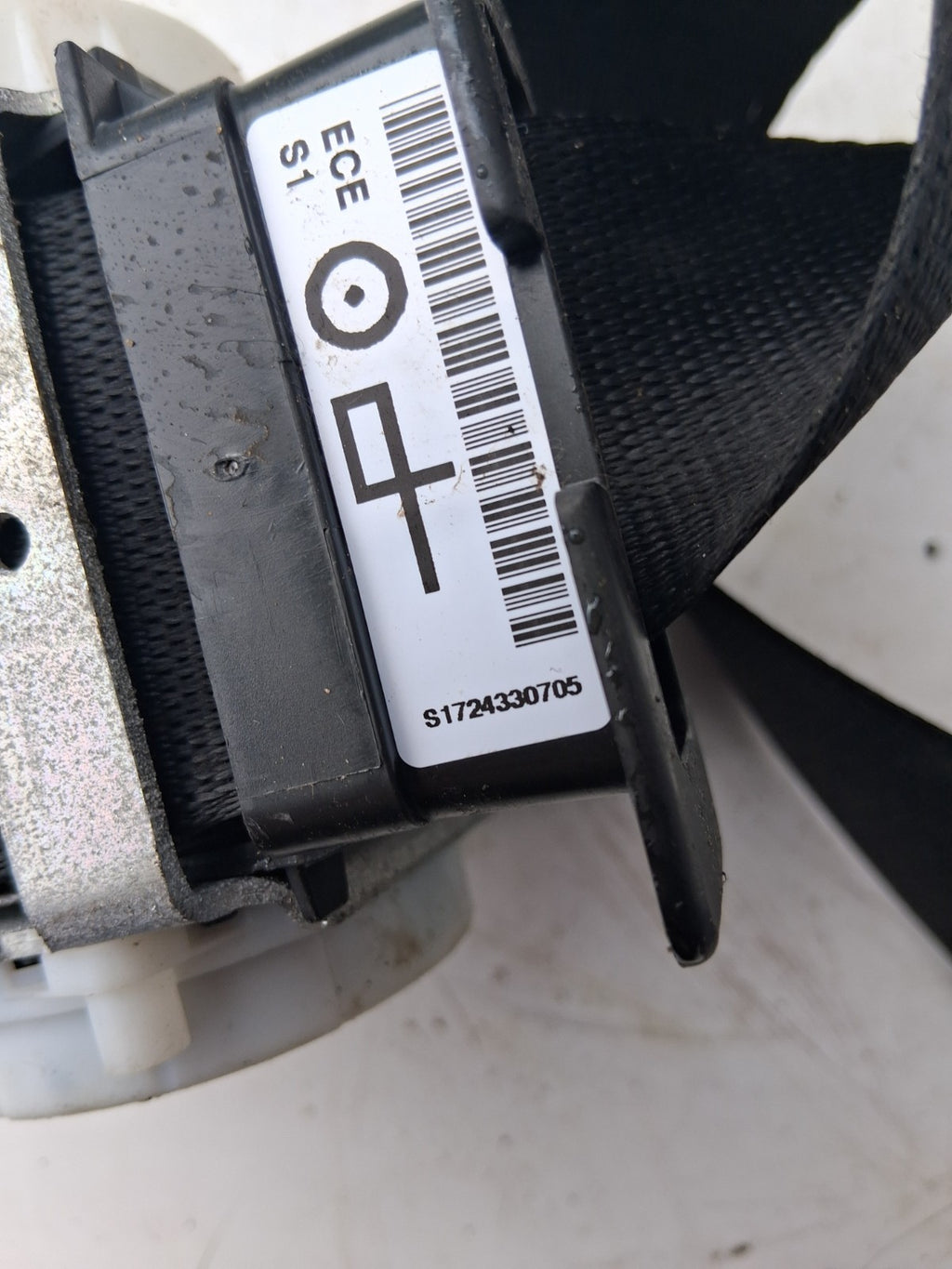 2017 BMW 3 SERIES F30 NSF PASSENGER NEAR LEFT SIDE FRONT SEATBELT 34078320D
