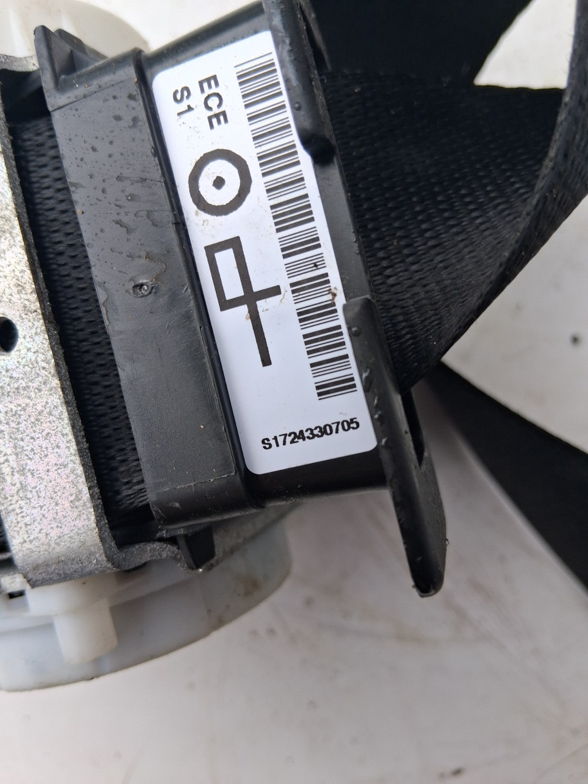 2017 BMW 3 SERIES F30 NSF PASSENGER NEAR LEFT SIDE FRONT SEATBELT 34078320D