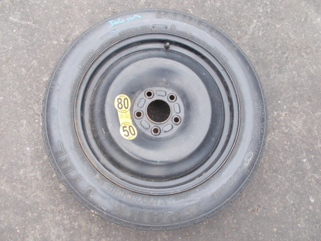 JAGUAR PIRELLI  16 INCH 5 STUD SPARE WHEEL 125/85 R16