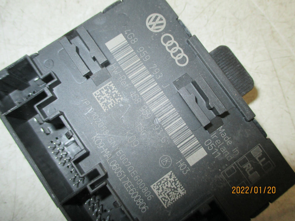 AUDI A6 2017 OSF DRIVER SIDE FRONT DOOR CONTROL MODULE 4G8959793J