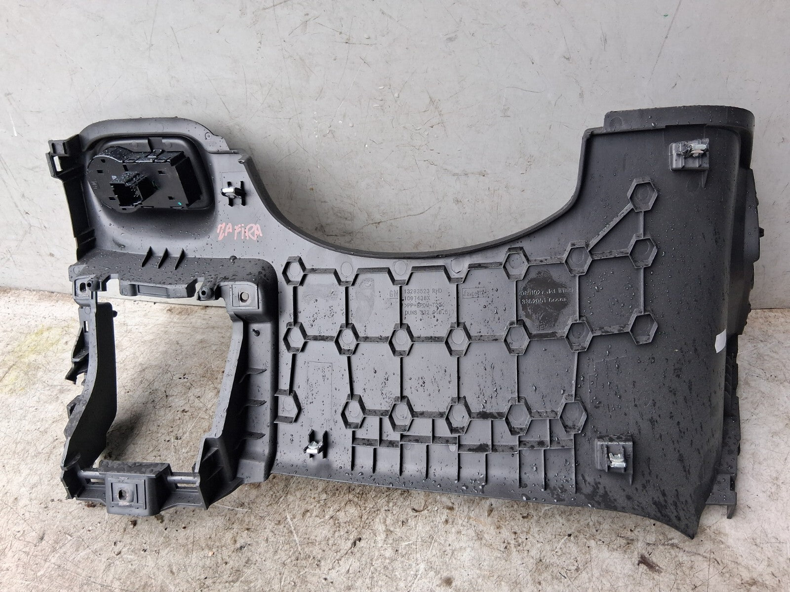2017 VAUXHALL ZAFIRA C TOURER DASHBOARD LOWER CENTRE CONSOLE TRIM 13293523