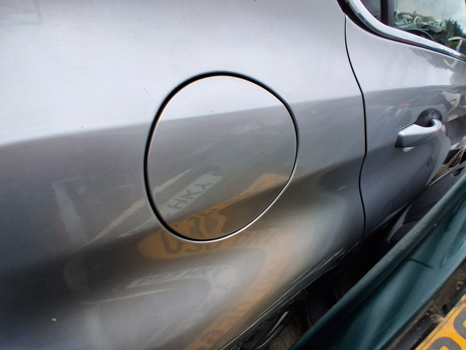 2014 PEUGEOT 308 MK2 FUEL FILLER FLAP GRIS ALUMINIUM EZR