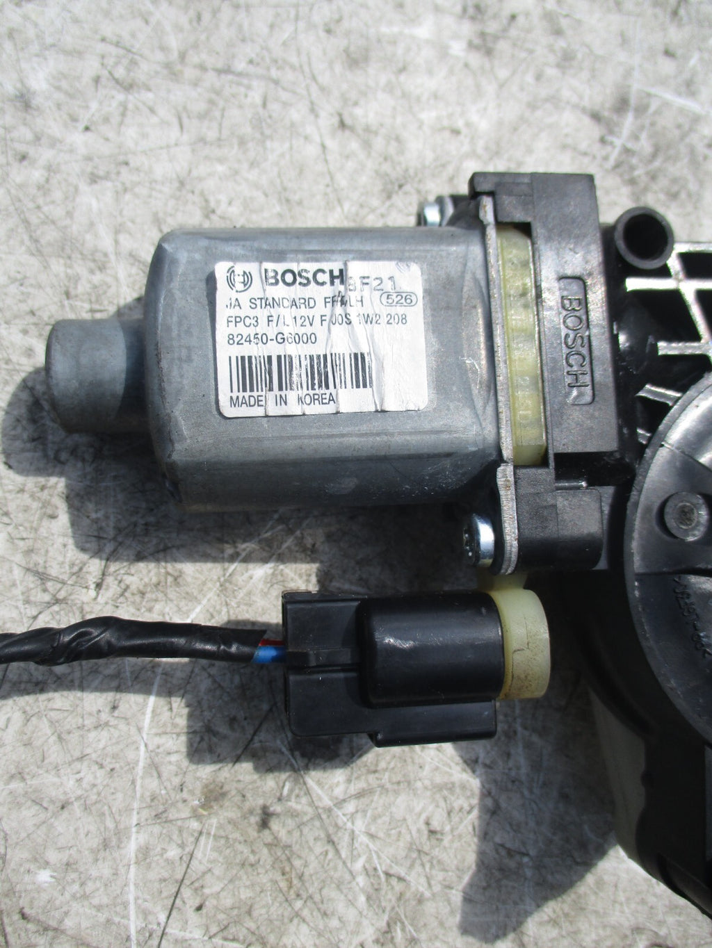 KIA PICANTO MK3 2018 NSF PASSENGER SIDE FRONT WINDOW MOTOR REGULATOR 82450G6000