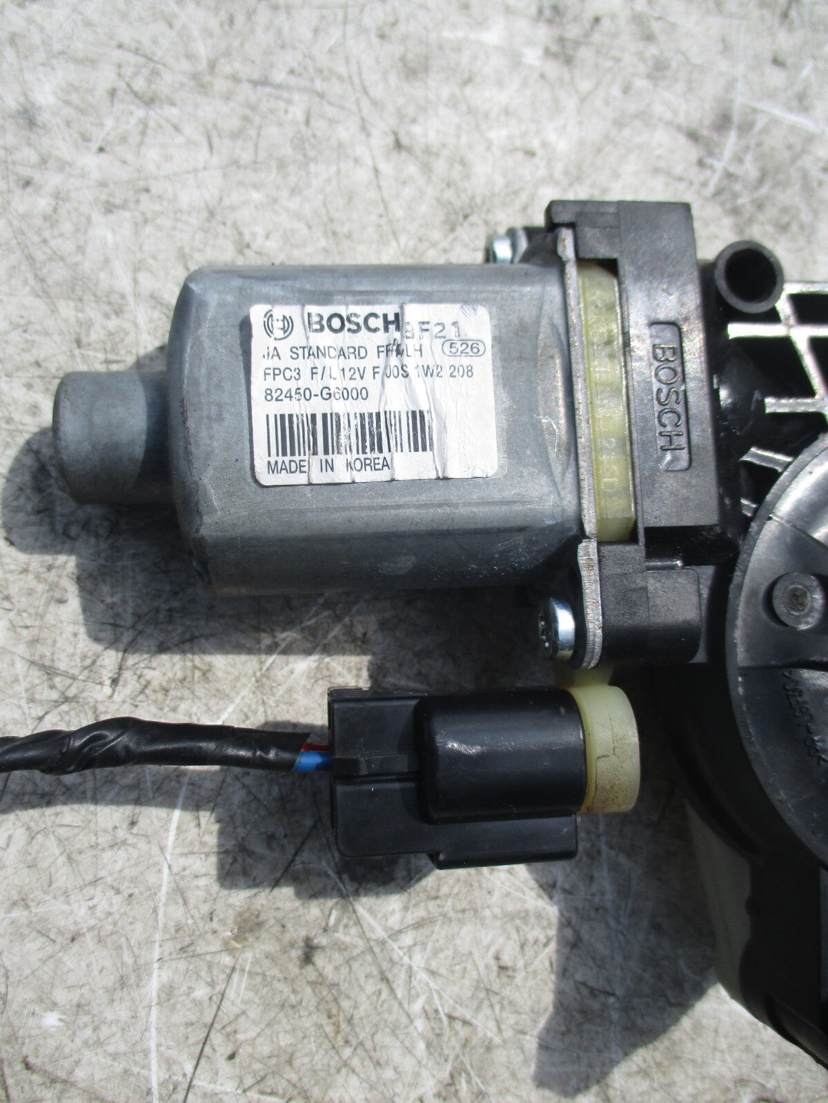 KIA PICANTO MK3 2018 NSF PASSENGER SIDE FRONT WINDOW MOTOR REGULATOR 82450G6000