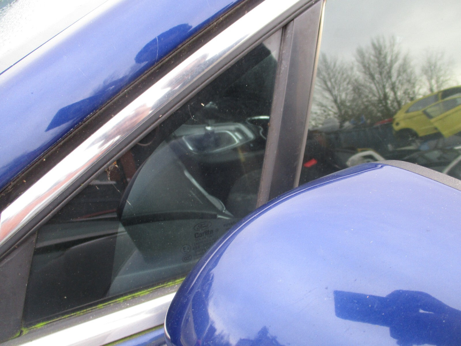 2017 FORD MONDEO MK5 NSF PASSENGER SIDE FRONT QUARTER WINDOW GLASS