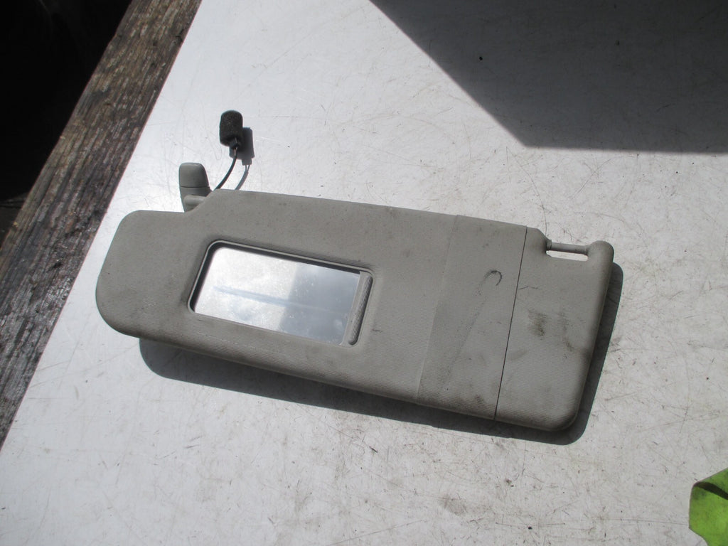 VW VOLKSWAGEN POLO 2014 NSF PASSENGER SIDE FRONT SUN SHADE VISOR GREY MIRROR