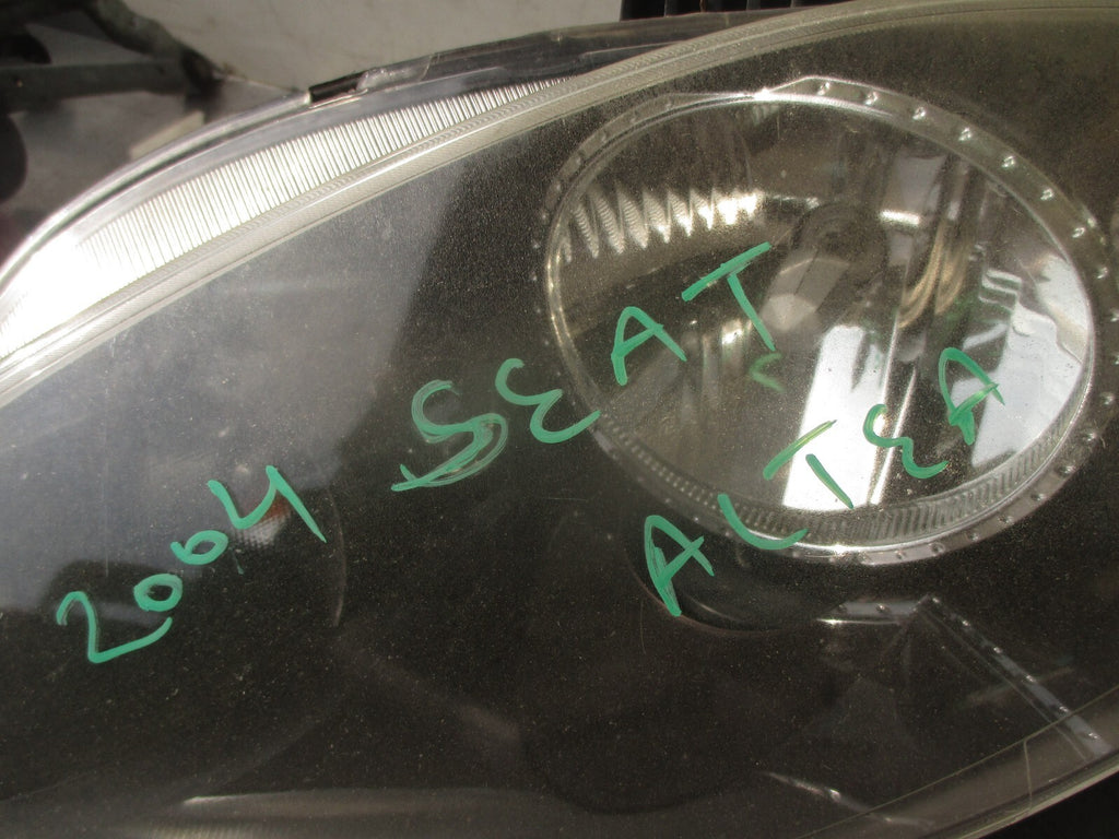 2004 SEAT ALTEA MK1 NSF PASSENGER FRONT LEFT HEADLIGHT HEAD LAMP 89309830