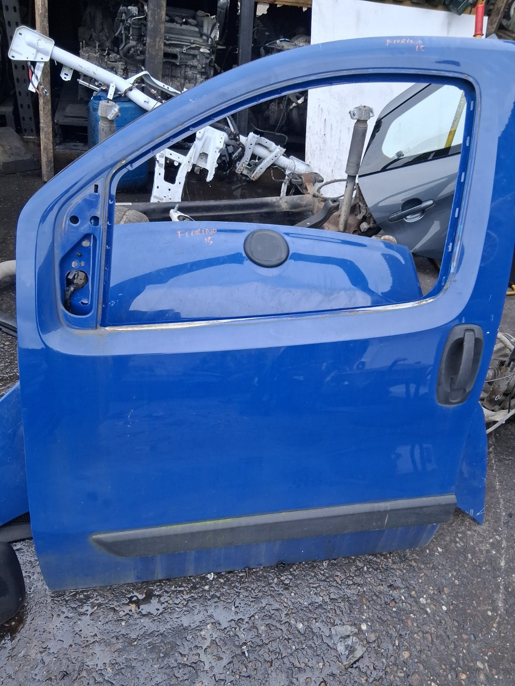 2016 FIAT FIORINO NSF PASSENGER SIDE FRONT LEFT BARE DOOR BLUE