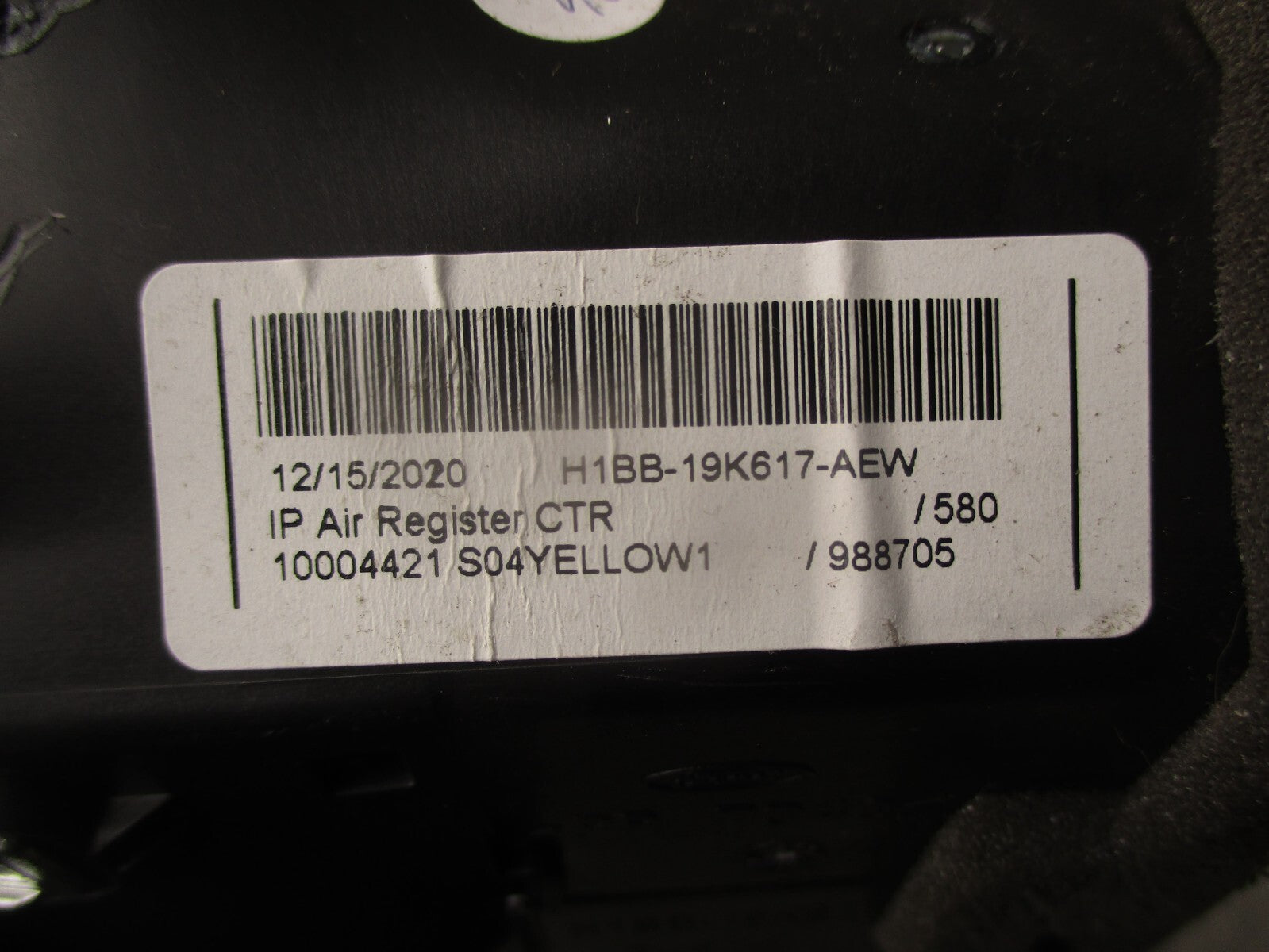 2021 FORD FIESTA MK8 CENTRE DASHBOARD AIR VENTS HAZARD SWITCH H1BB19K617