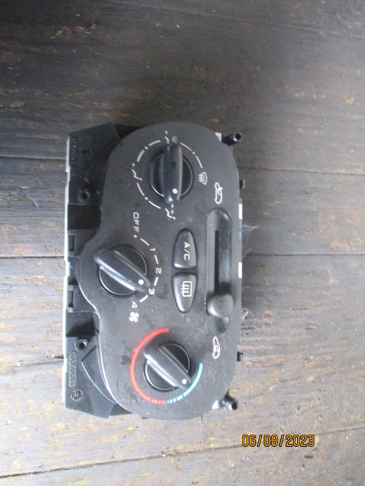 PEUGEOT 206 2002 CLIMATE CONTROL UNIT
