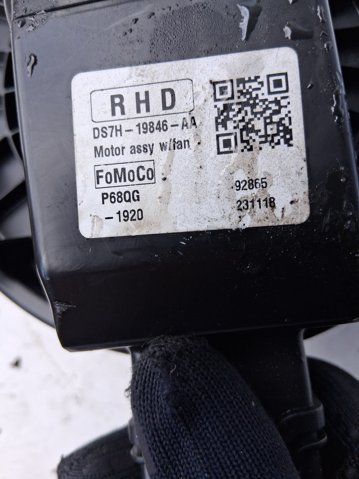 2019 FORD GALAXY MK4 HEATER BLOWER MOTOR DS7H19846AA