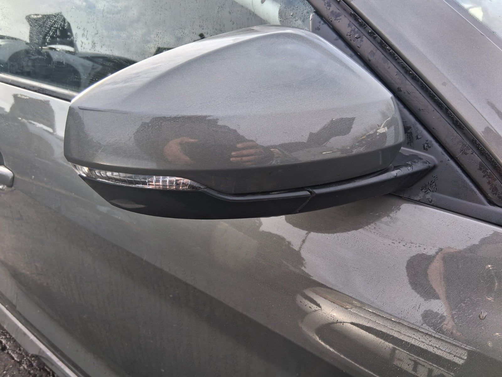 2024 AUDI A1 S LINE MK2 GB OSF DRIVER SIDE RIGHT POWER FOLD WING MIRROR GREY