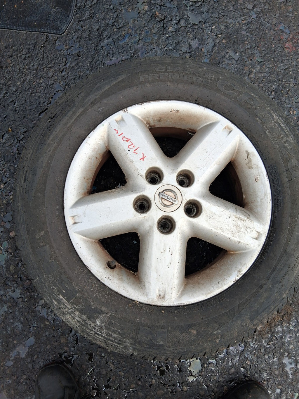 2007 NISSAN X TRAIL MK1 16 INCH ALLOY WHEEL WITH TYRE 215/65R16