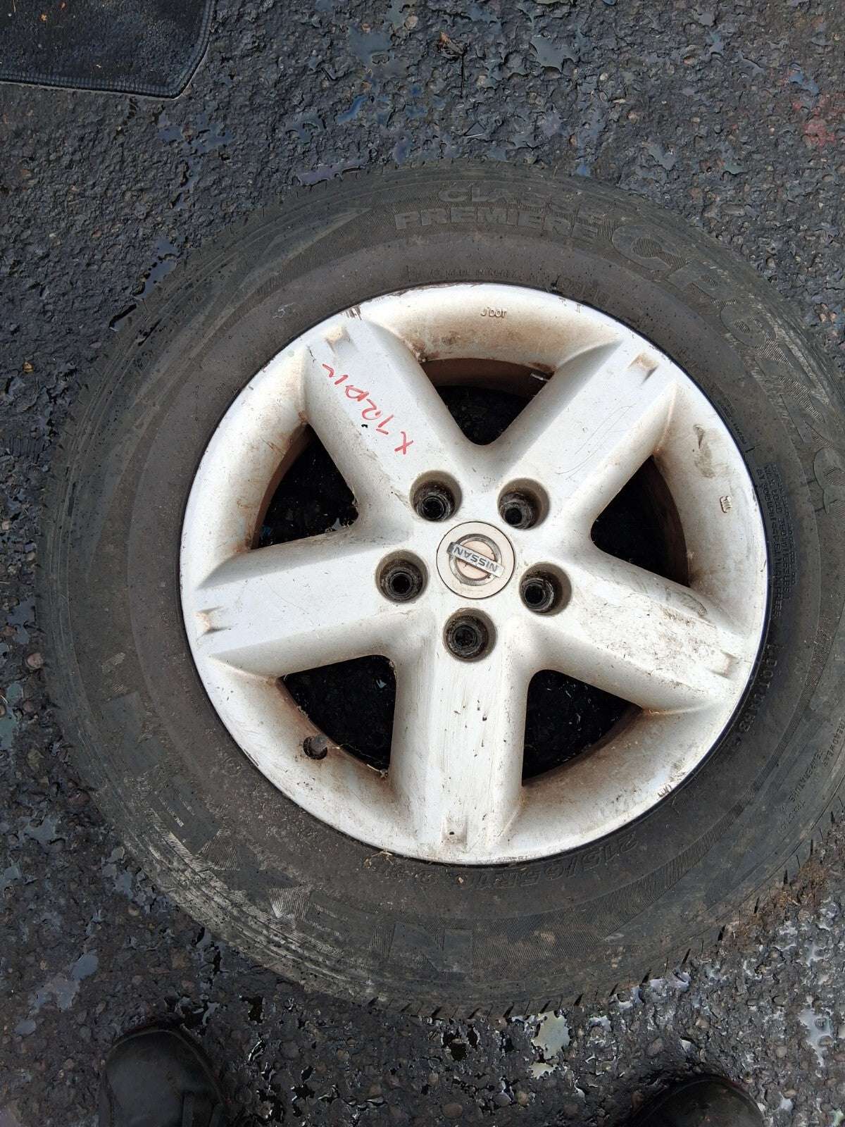 2007 NISSAN X TRAIL MK1 16 INCH ALLOY WHEEL WITH TYRE 215/65R16