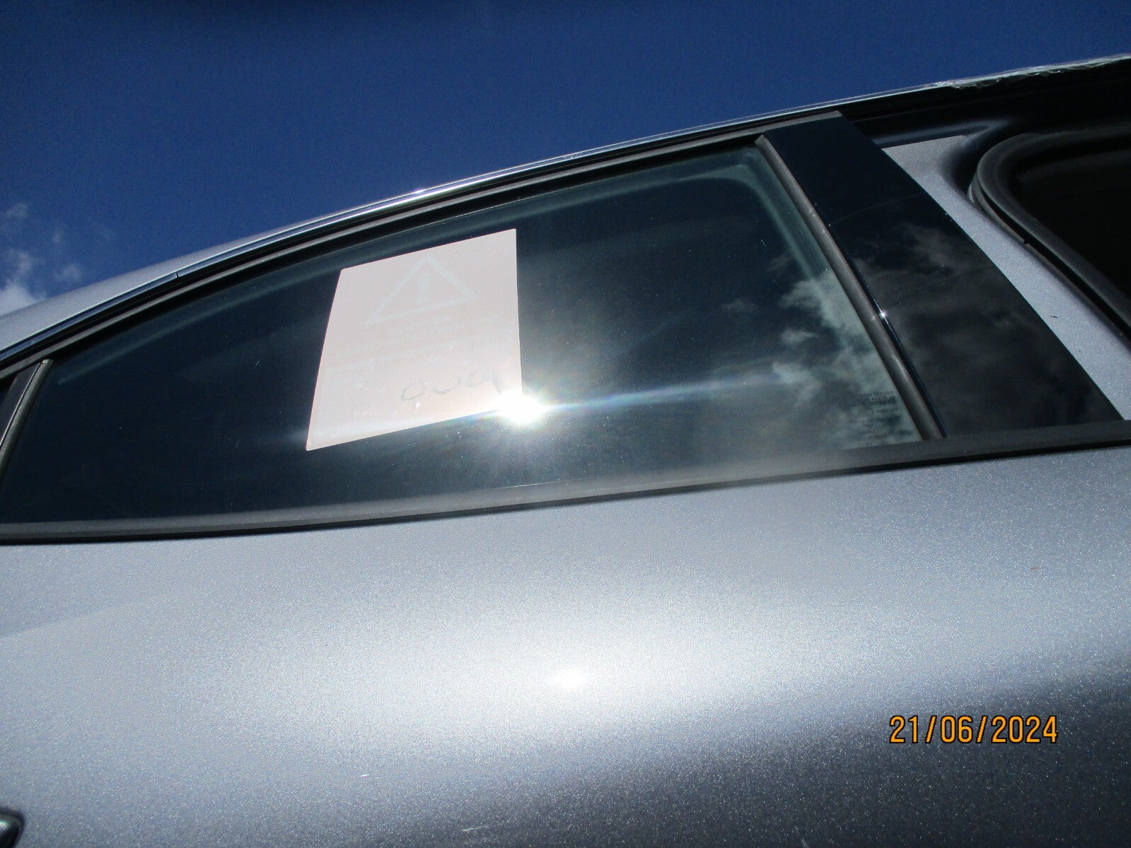 VAUXHALL MOKKA B MK2 2022 OSR DRIVER SIDE REAR WINDOW GLASS