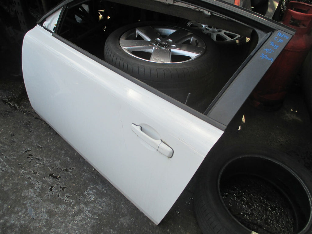 VOLVO C30 2012 3 DOOR NS PASSENGER SIDE DOOR BARE WHITE