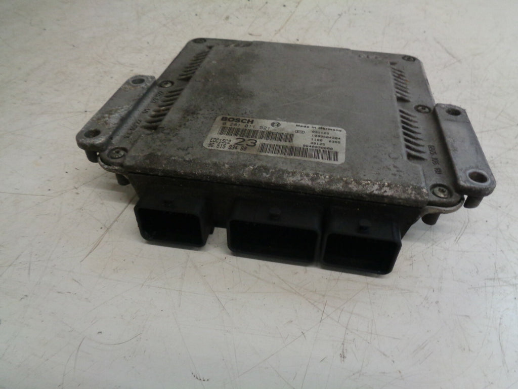 CITROEN XSARA PICASSO 2004 2.0 HDI ECU ENGINE CONTROL MODULE UNIT 9651593480
