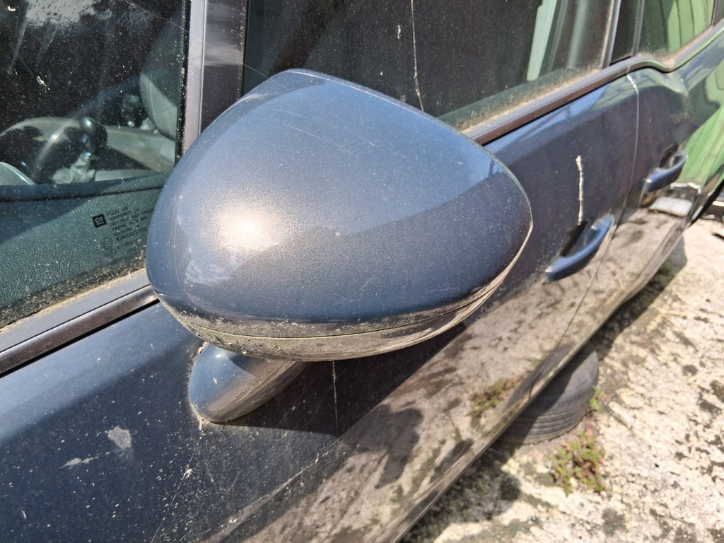 2016 VAUXHALL MERIVA B MK2 NSF PASSENGER SIDE FRONT LEFT WING MIRROR GREY