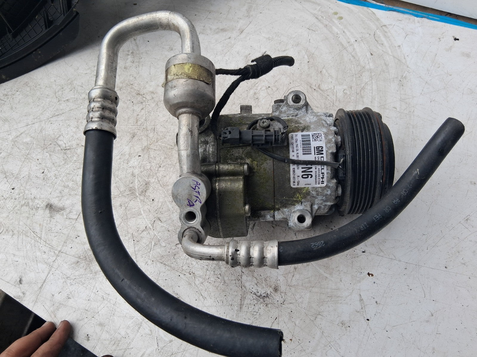 2013 VAUXHALL ASTRA J 1.7 DIESEL AC AIR CON COMPRESSOR PUMP 13412248