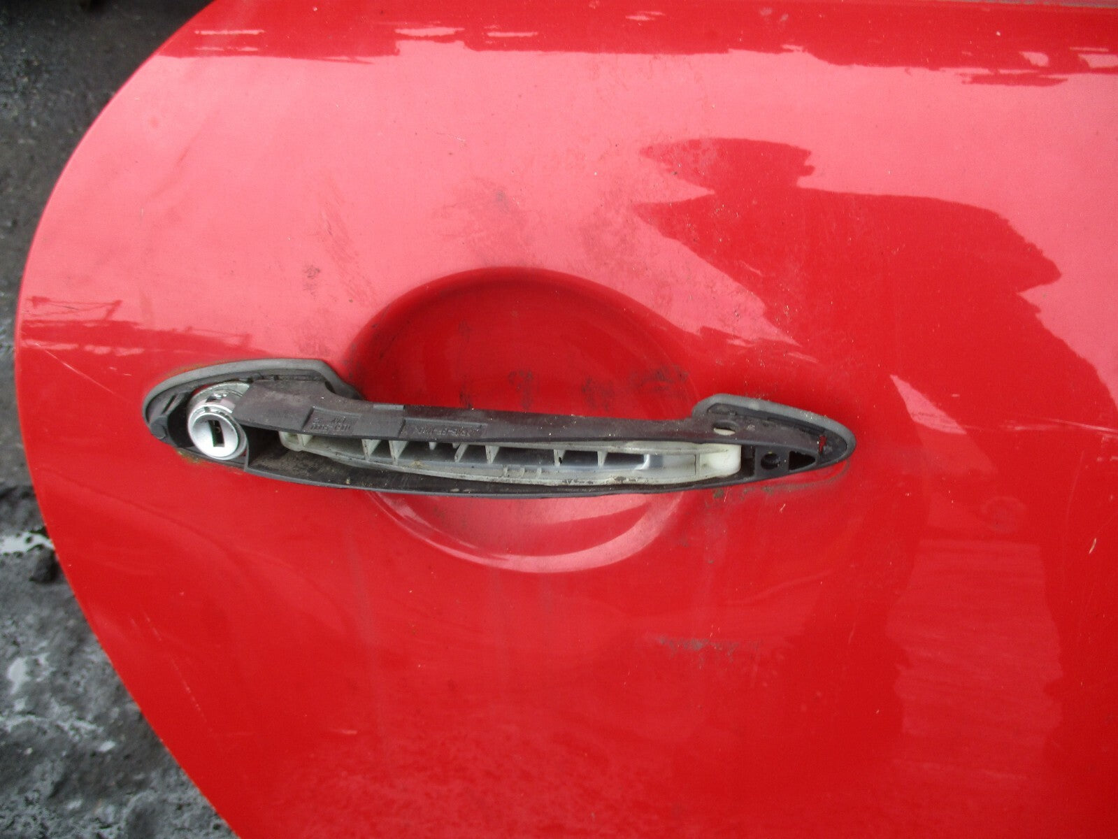 BMW MINI COOPER R50 BARE OS RIGHT OFF DRIVER SIDE DOOR RED