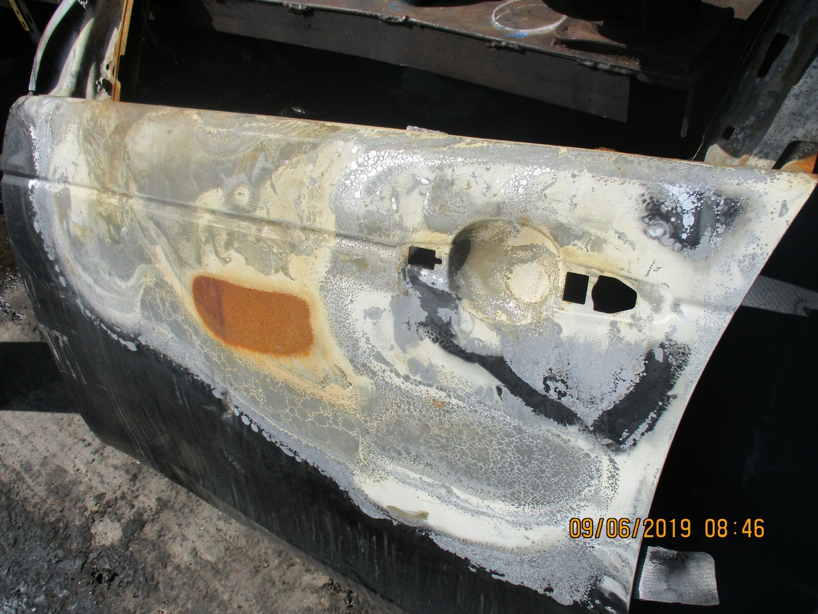 LAND ROVER DISCOVERY SPORT L550 NSF PASSENGER SIDE FRONT DOOR BARE DAMAGED