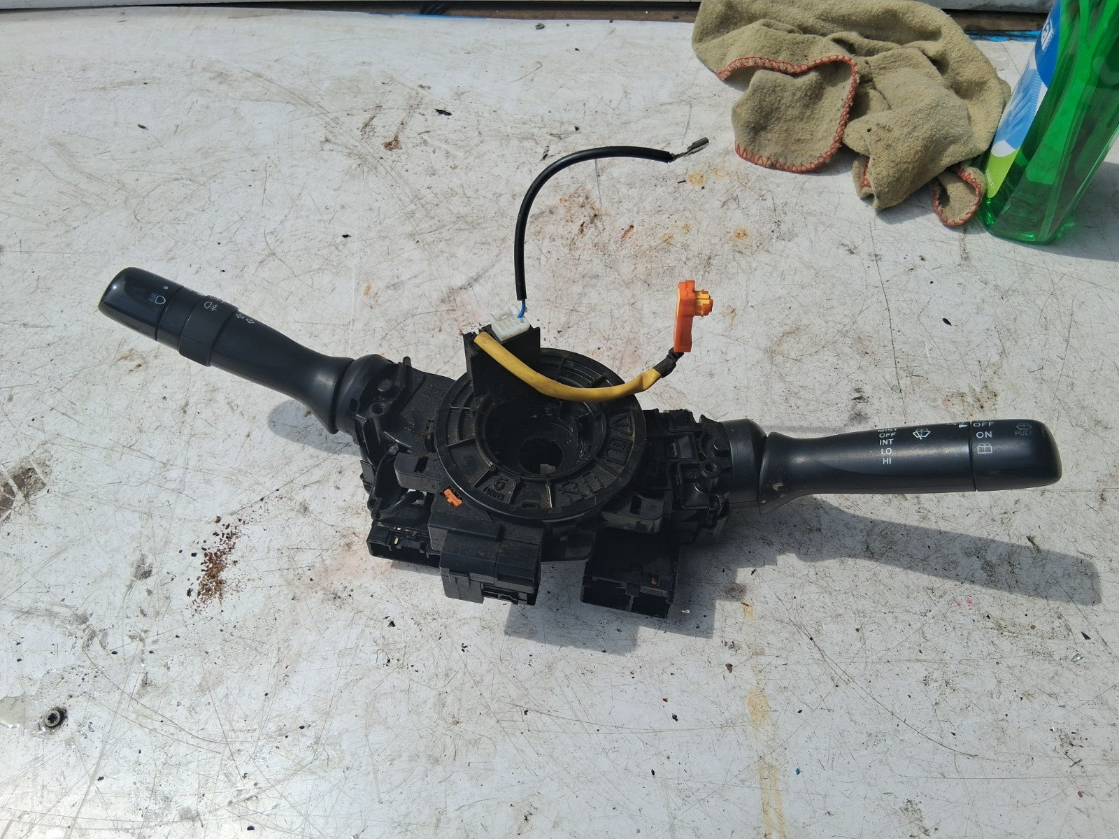 2008 TOYOTA AYGO MK1  WIPER INDICATOR STALK SWITCH SQUIB