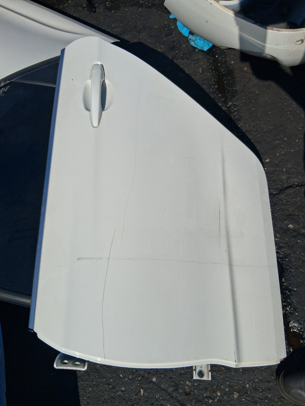 2013 CITROEN C4 MK2 NSR PASSENGER SIDE REAR LEFT COMPLETE DOOR WHITE
