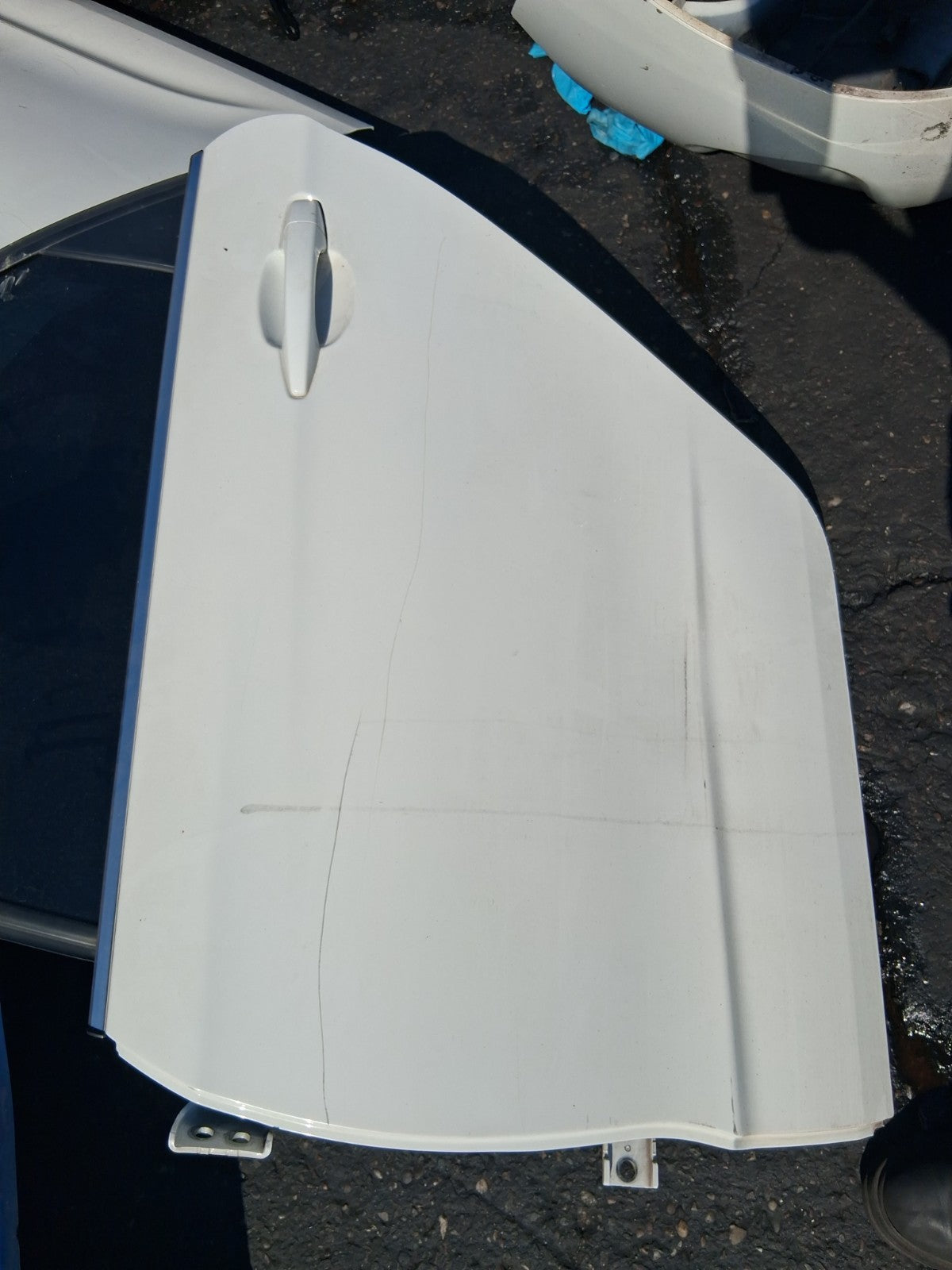 2013 CITROEN C4 MK2 NSR PASSENGER SIDE REAR LEFT COMPLETE DOOR WHITE