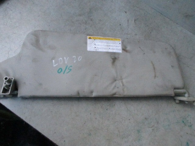 2020 LDV SAIC V80 OS DRIVER SIDE FRONT INTERIOR SUN VISOR