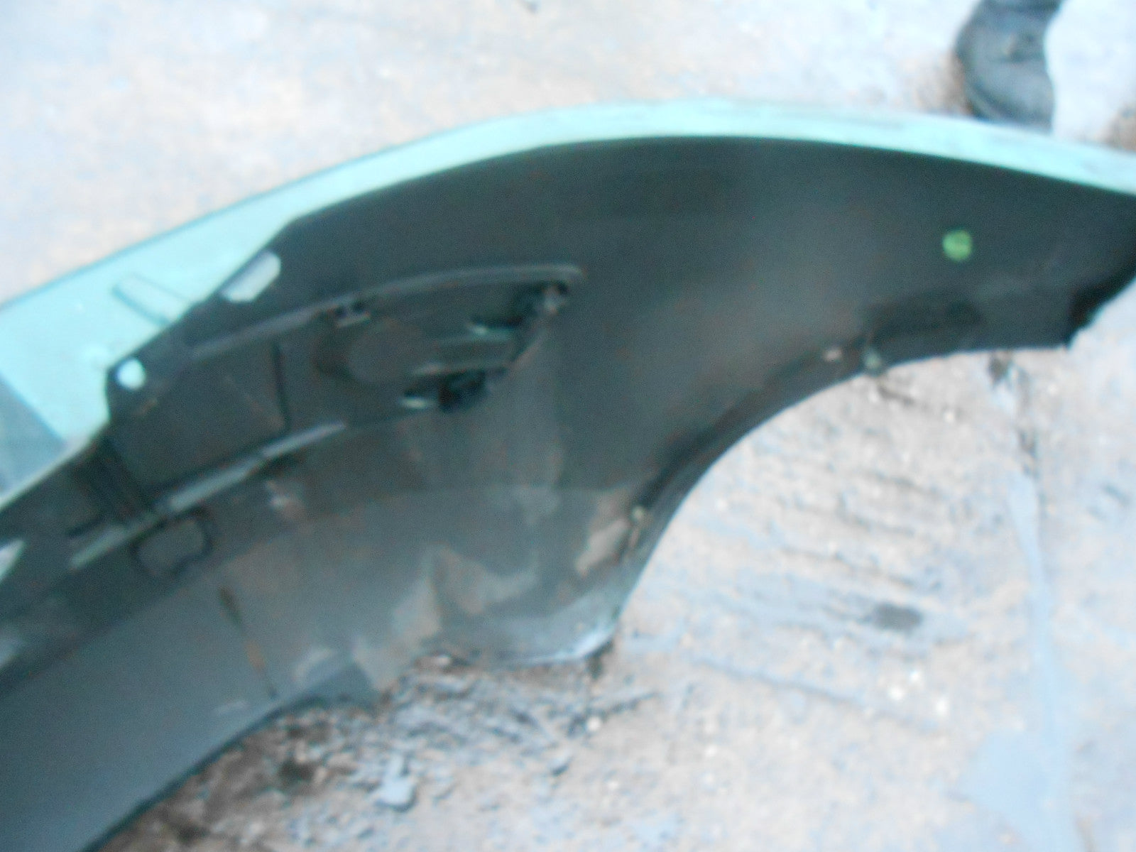 RENAULT MEGANE MK2 2003 COMPLETE REAR BUMPER GREEN
