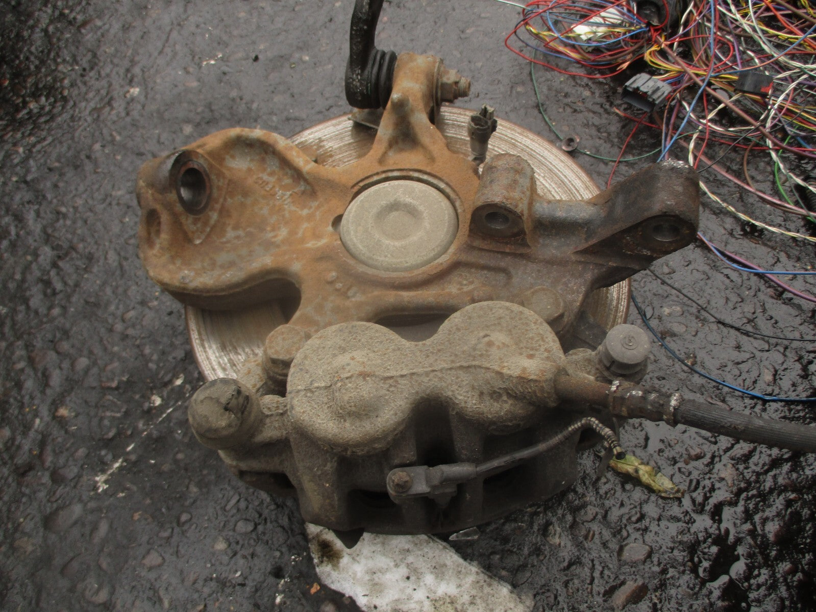 2021 MERCEDES SPRINTER W907 2.0 DIESELOSF DRIVER FRONT RIGHT WHEEL HUB CALIPER