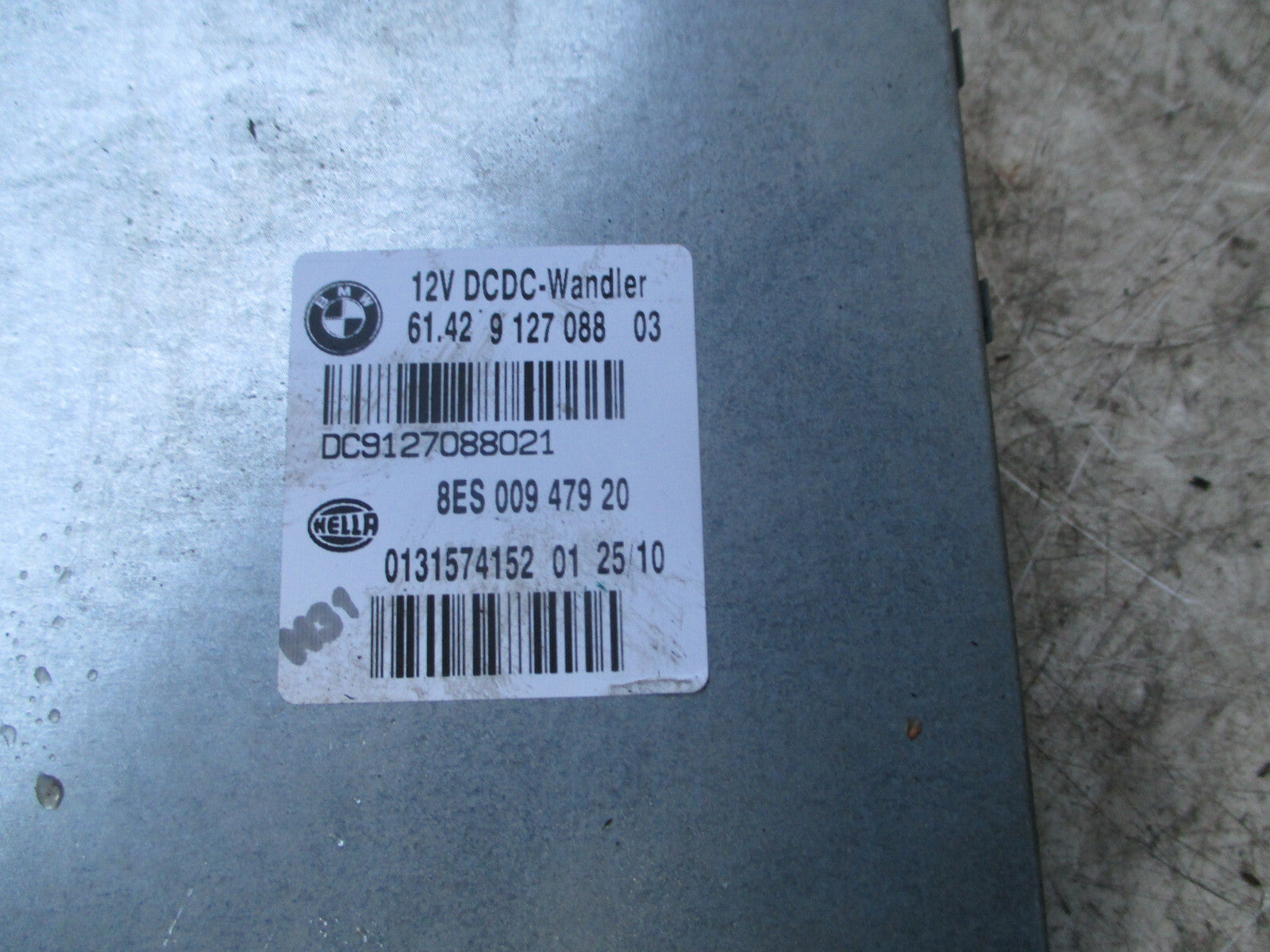 BMW MINI COOPER ONE 2010 R56 TORQUE CONVERTER START STOP MODULE 9127088