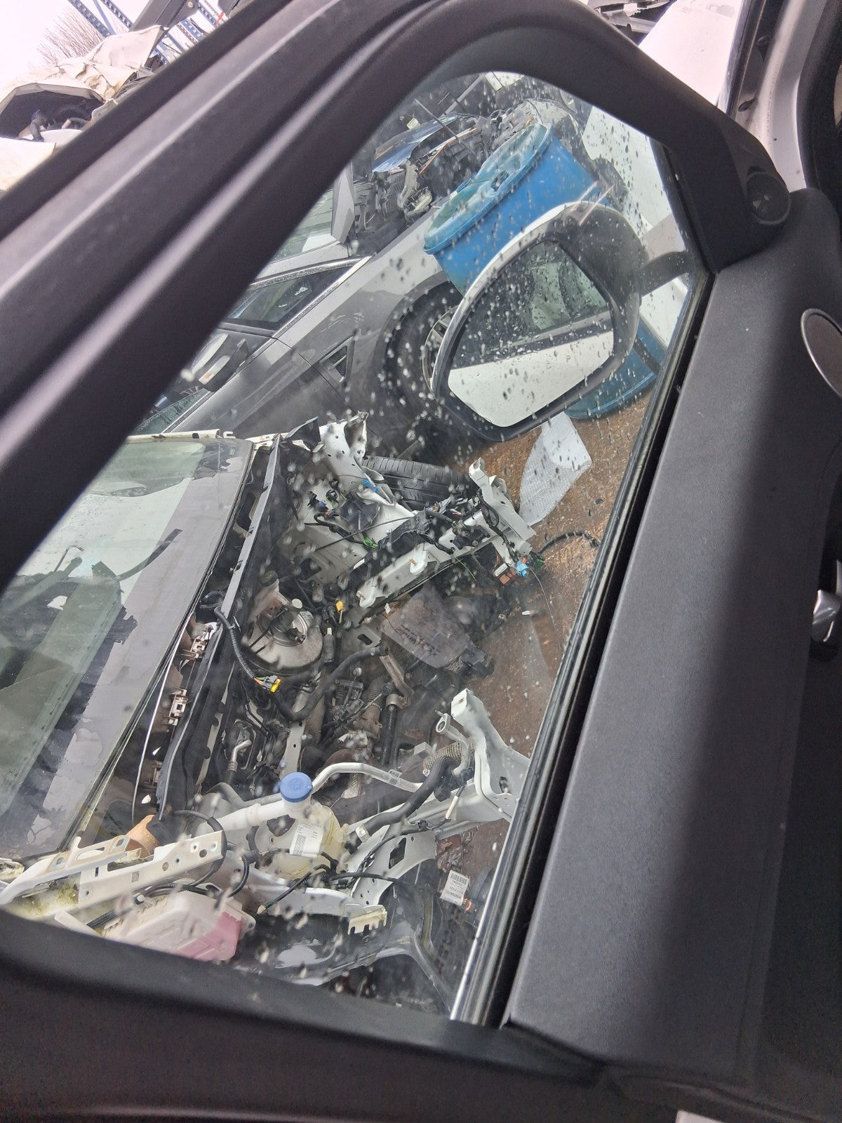 2015 RANGE ROVER EVOQUE L538 NSF PASSENGER SIDE FRONT LEFT WINDOW GLASS