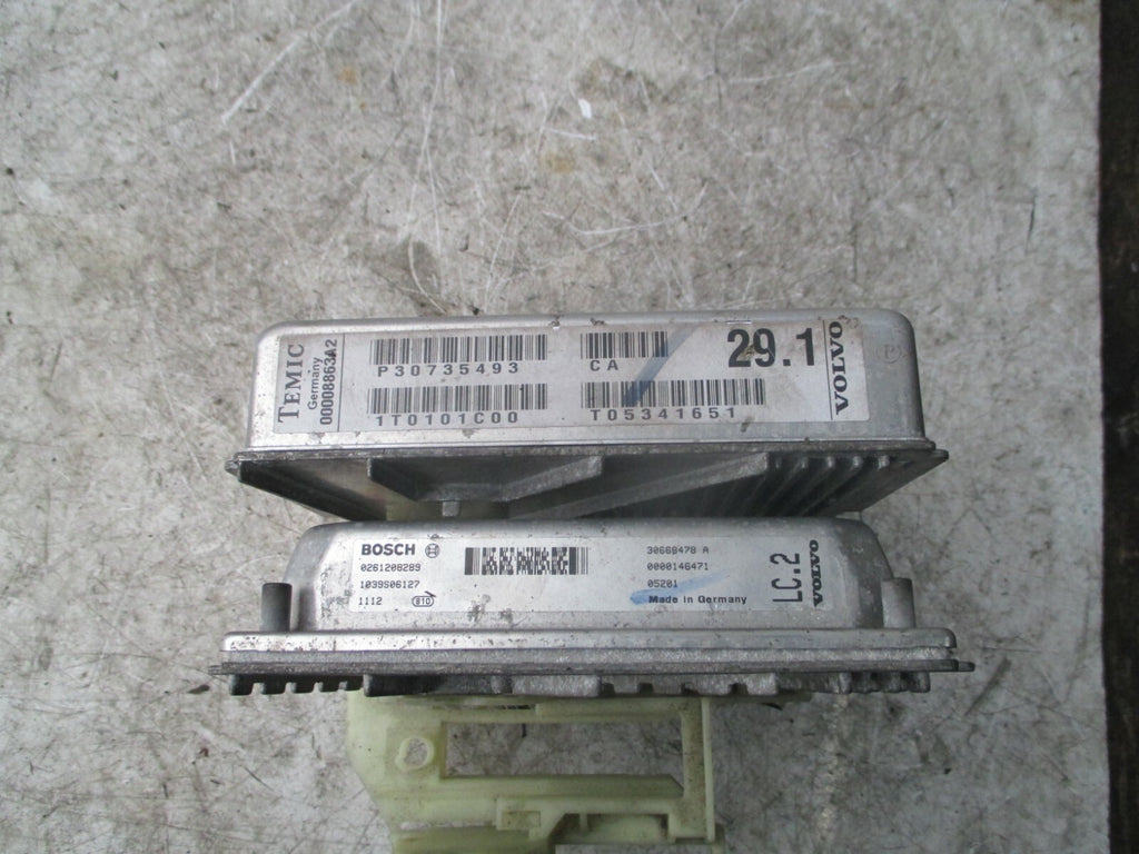 VOLVO S60 2005 MK1 AUTOMATIC GEARBOX MODULE & ENGINE CONTROL MODULE 00008863A2