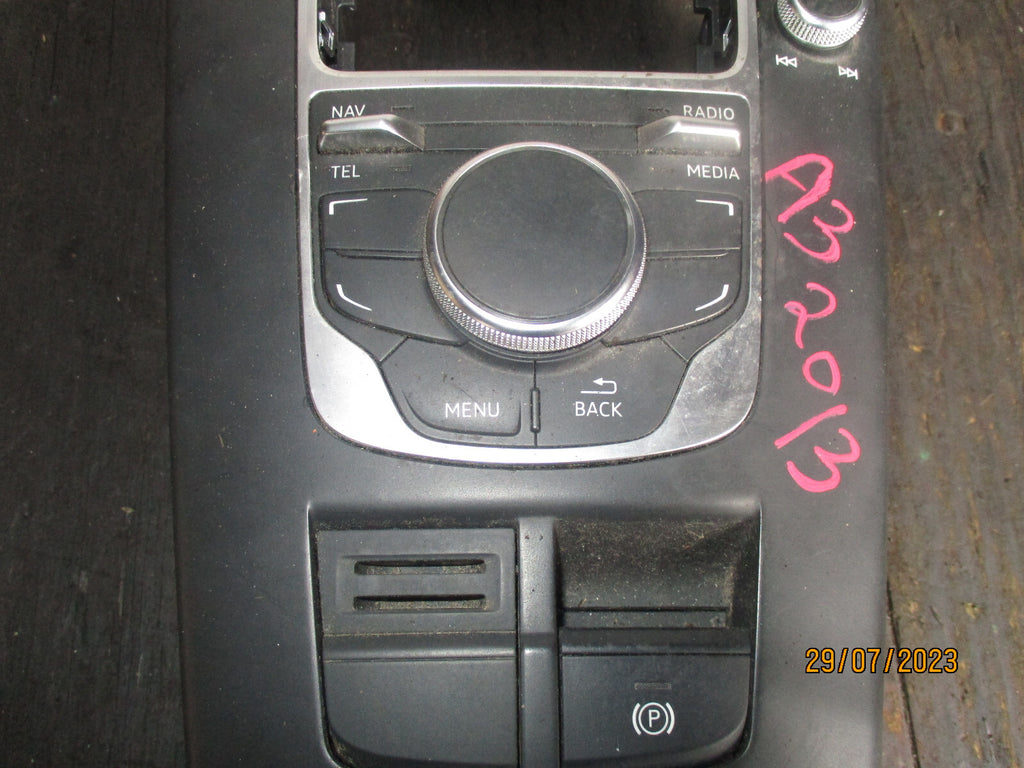 AUDI A3 2013 MULTIMEDIA  PANEL HANDBRAKE SWITCH & TRIM 8V0919614B
