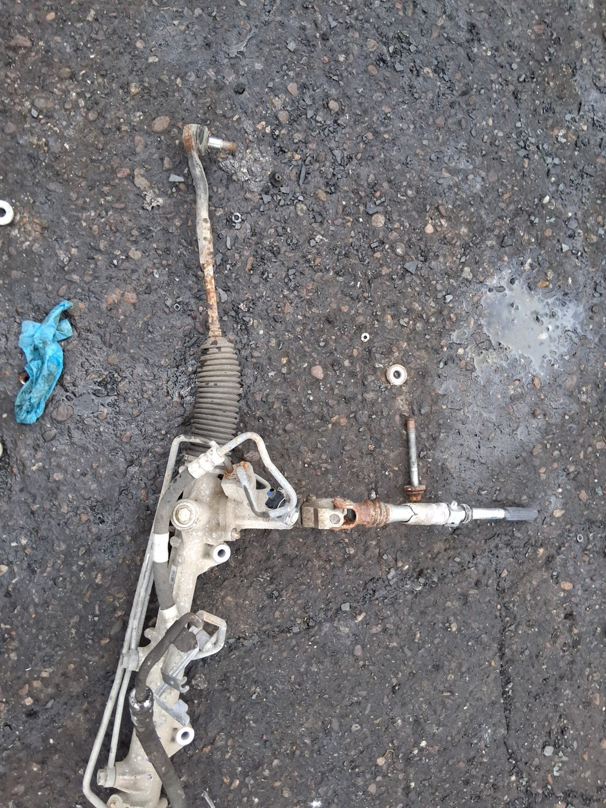 2015 MERCEDES C CLASS W204 POWER STEERING RACK A20411011018
