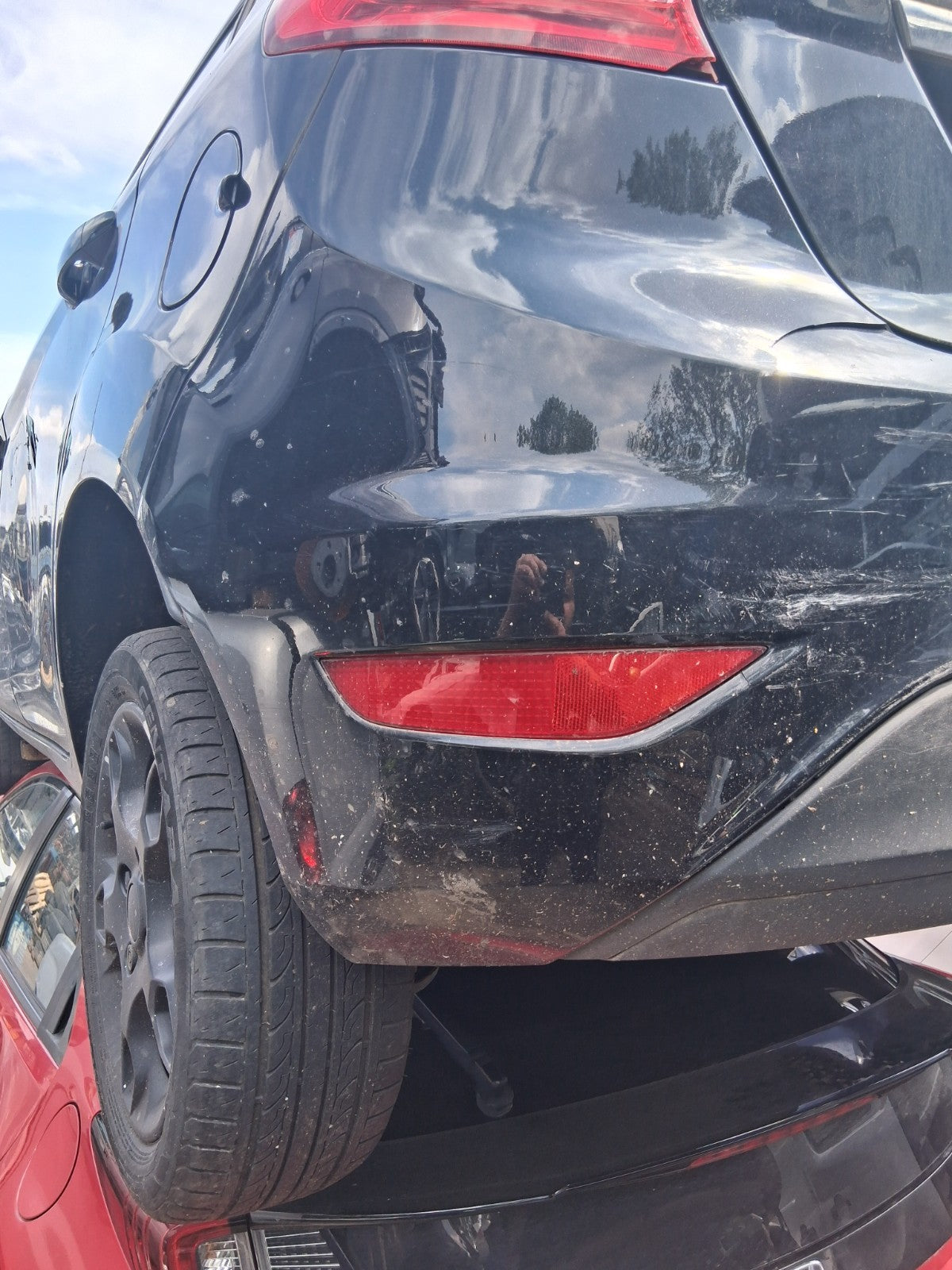 2012 FORD FIESTA ZETEC MK7 5 DOOR COMPLETE REAR BUMPER