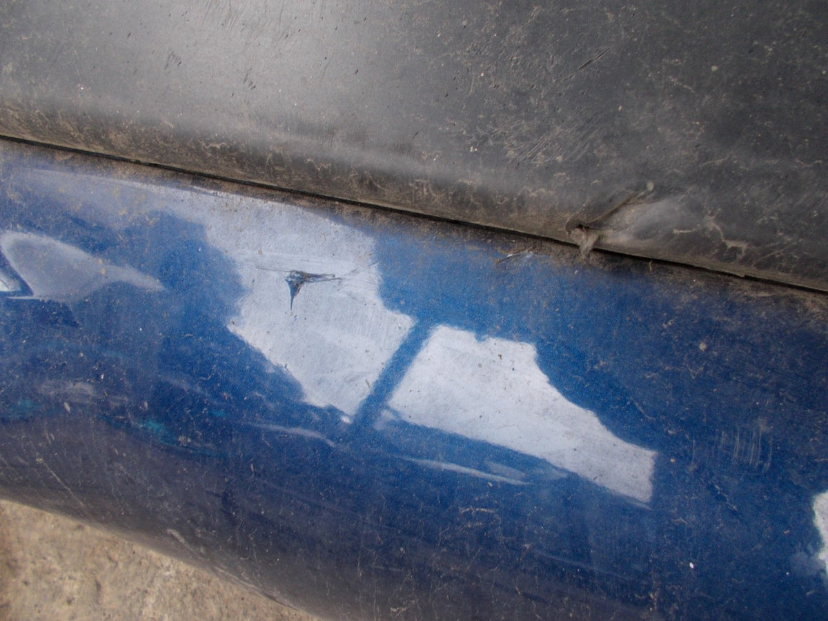 2006 PEUGEOT 207 HATCHBACK REAR BACK PLASTIC BUMPER BLUE