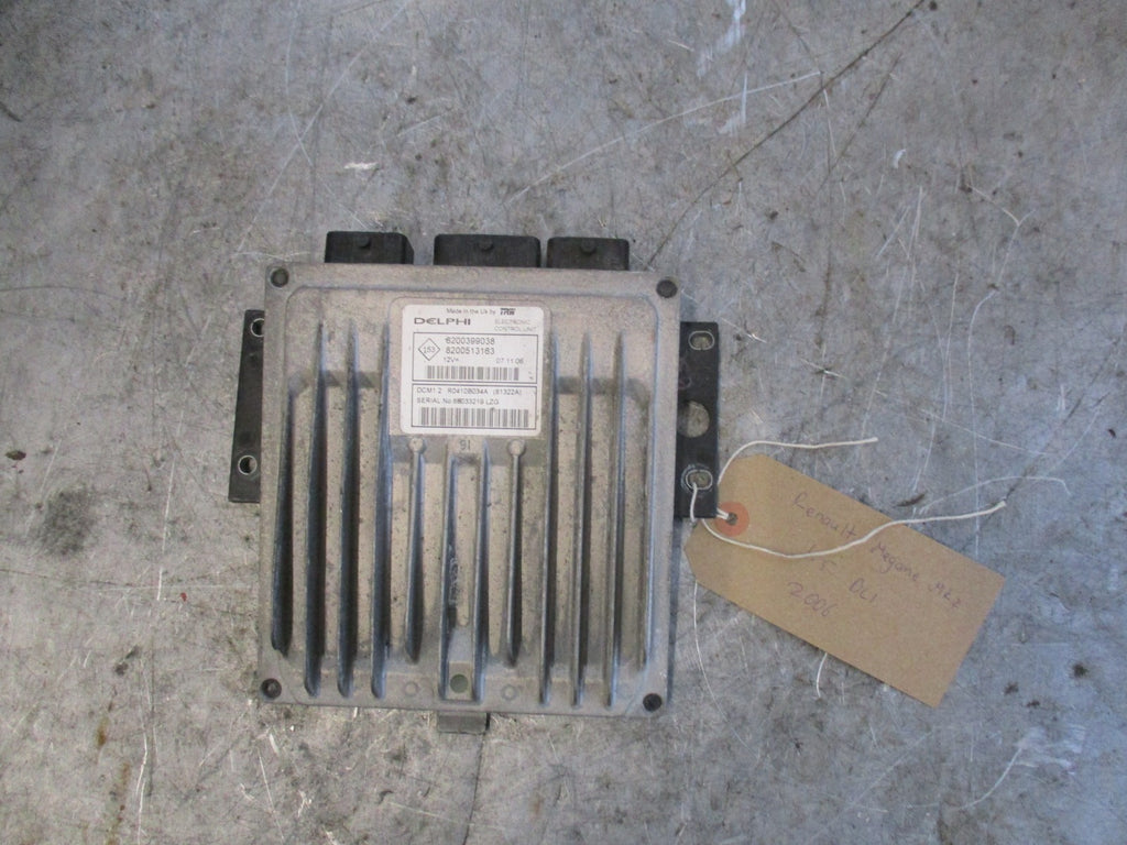 RENAULT MEGANE MK2 1.5 DCI ENGINE CONTROL UNIT ECU MODULE 8200399038