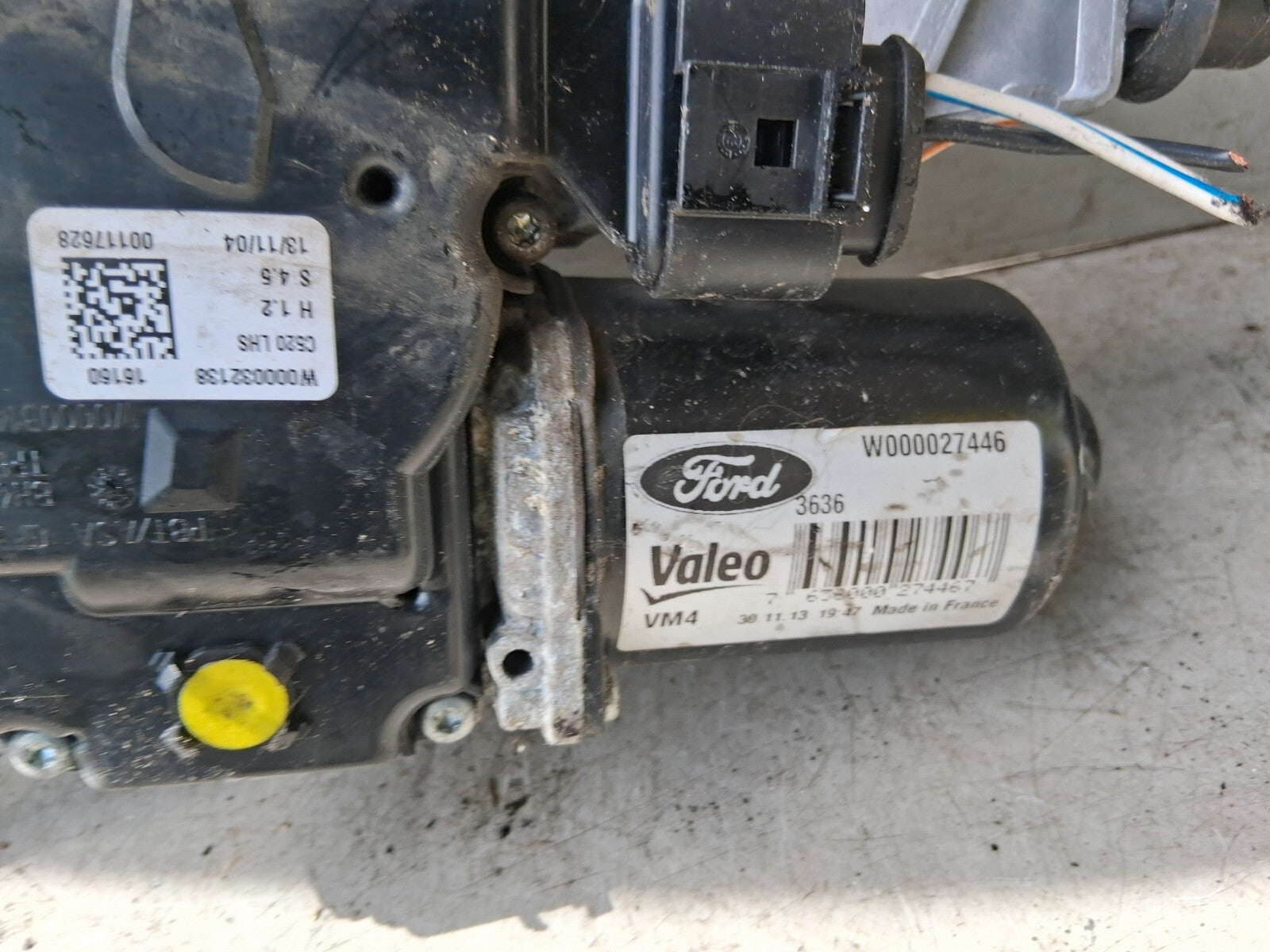 2013 FORD KUGA MK2 NS PASSENGER SIDE LEFT WINDSCREEN WIPER MOTOR CV4417504BD