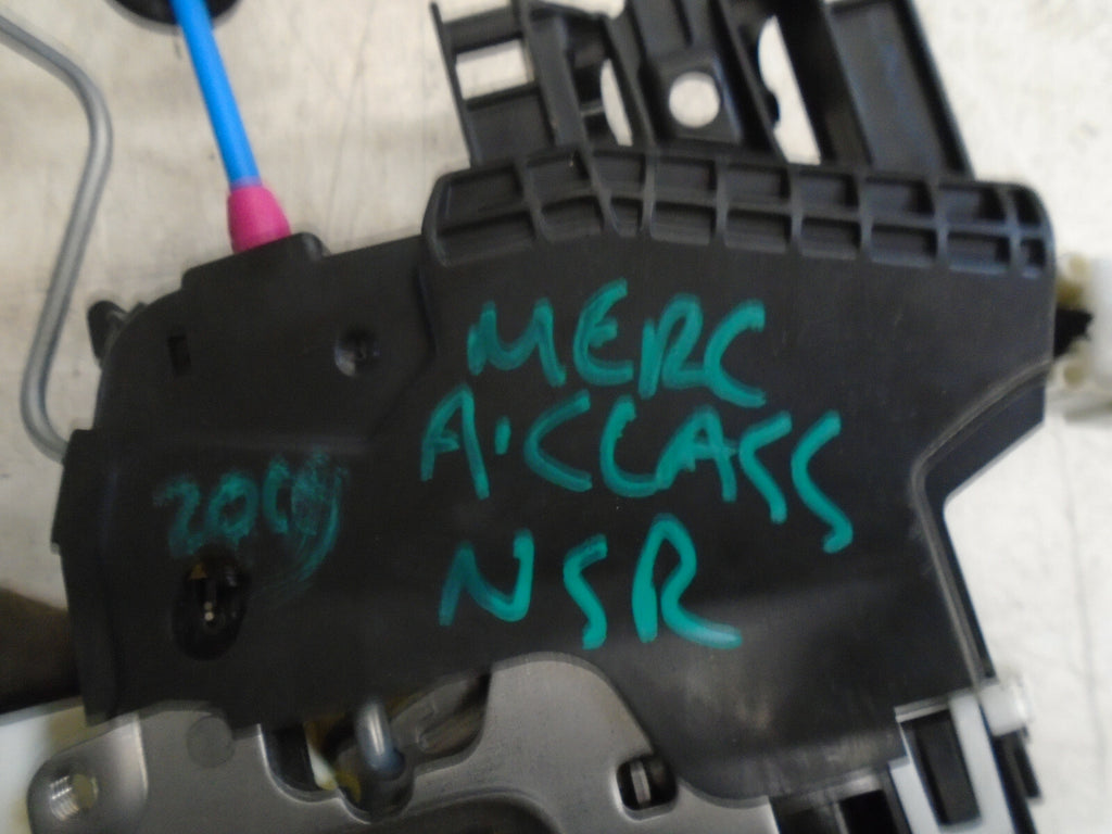 MERCEDES-BENZ A-CLASS 2016 W176 NSR REAR PASSENGER SIDE DOOR LOCK MECHANISM