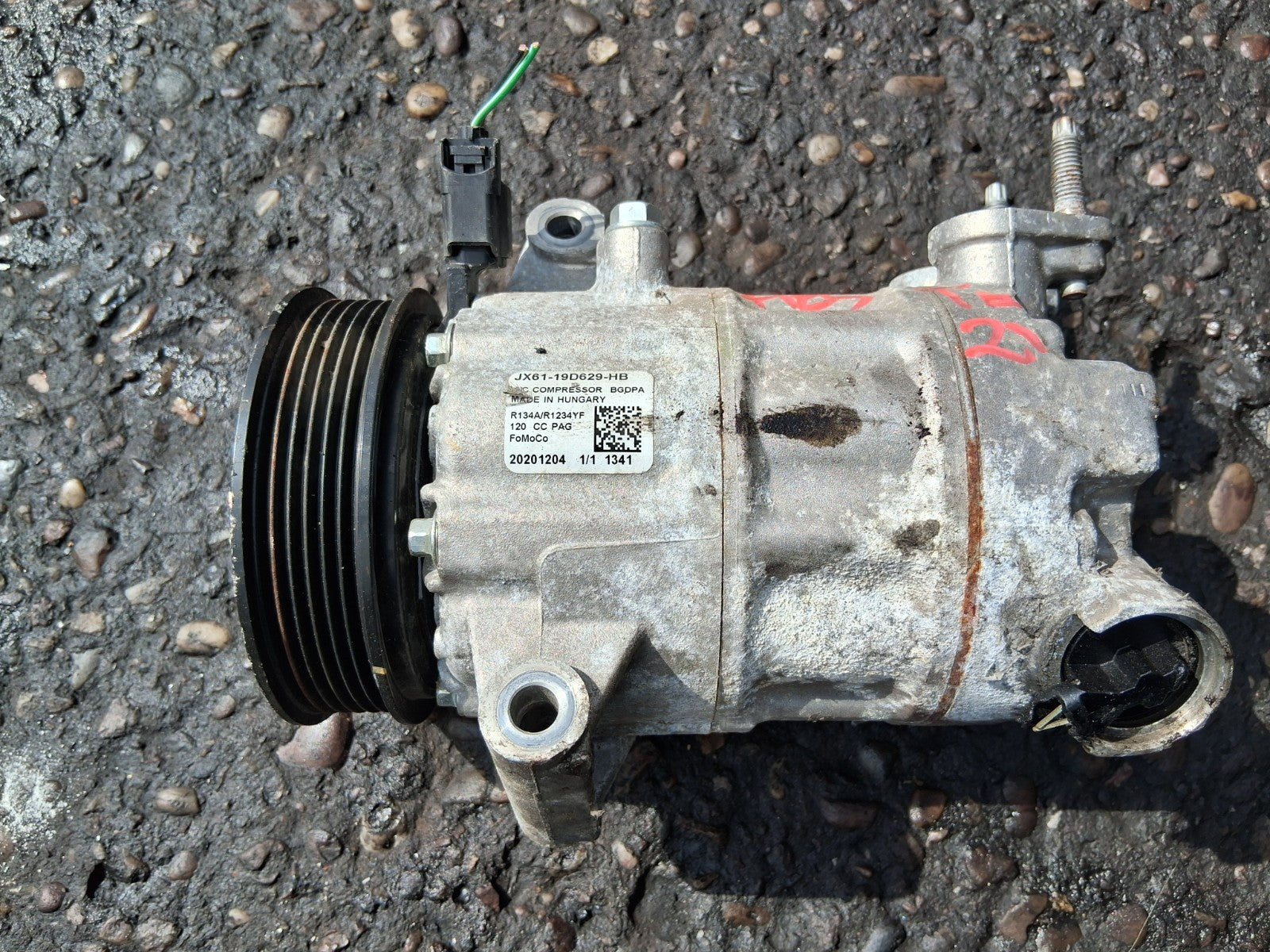 2021 FORD FIESTA MK8 AC AIR CON COMPRESSOR PUMP JX6119D629HB