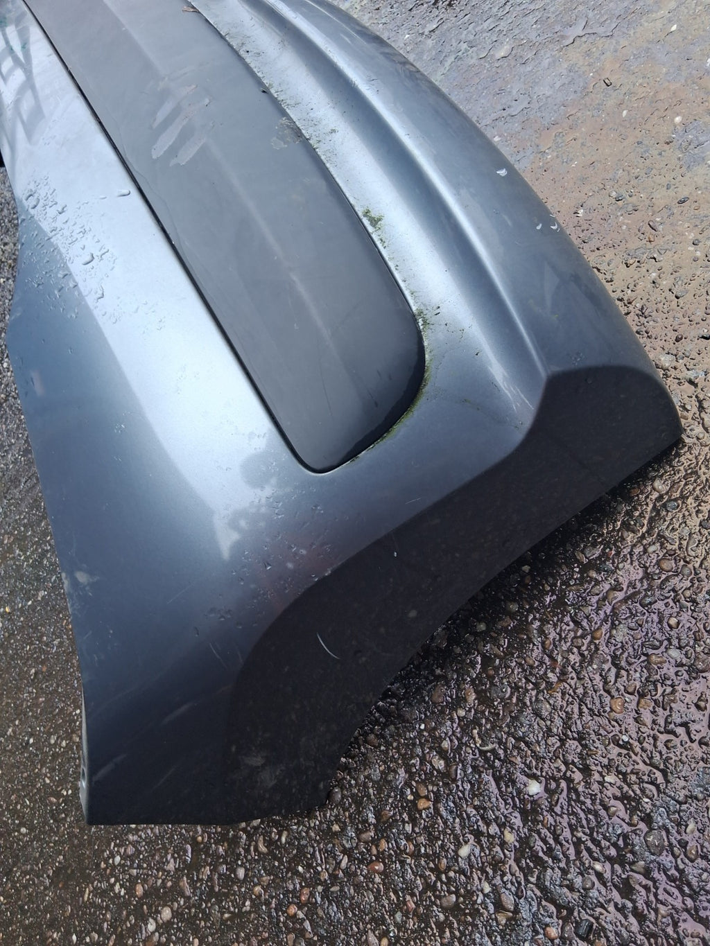 2009 PEUGEOT 207 PRE FACELIFT REAR COMPLETE BUMPER GRIS THORIUM METALLIC KTHC