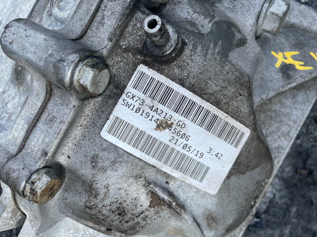 2019 JAGUAR XE 2.0 PETROL AUTO REAR DIFF DIFFERENTIAL GX73 4A213 GD 3.42