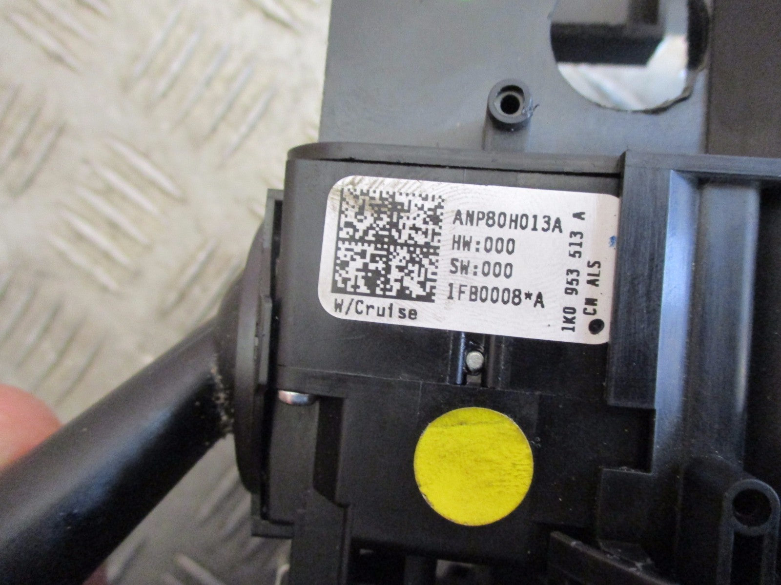 VOLKSWAGEN PASSAT 2006 B6 INDICATOR WIPER CONTROL SWITCH STALK SQUIB 1K0953503G
