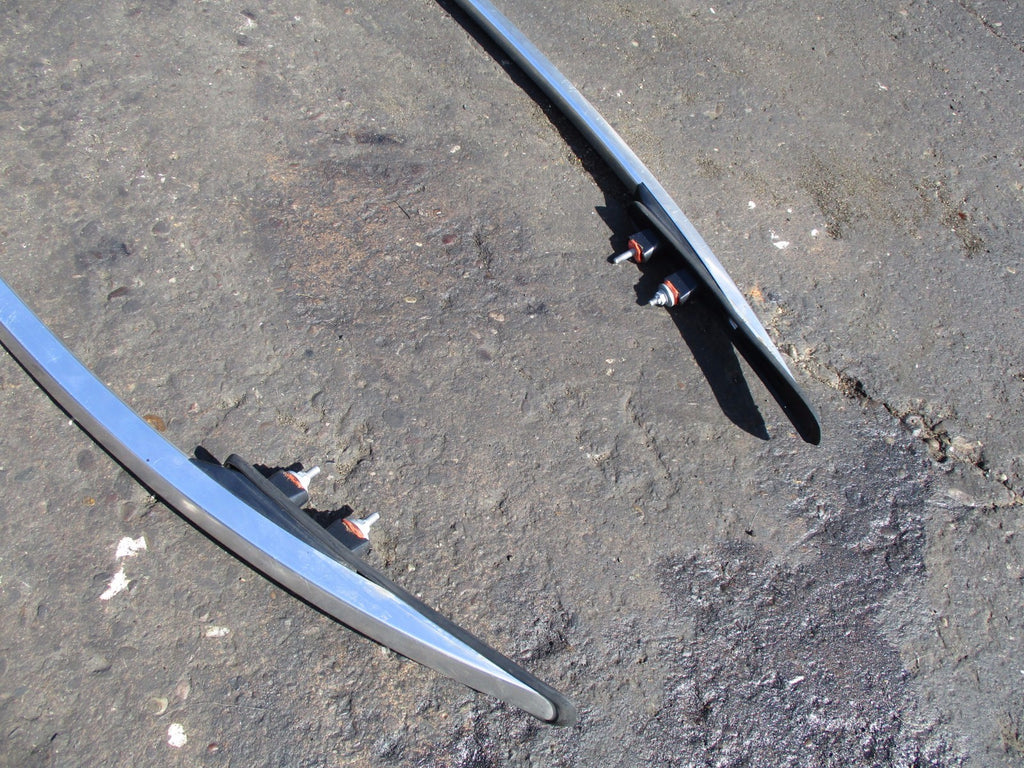 MERCEDES C CLASS S204 2013 ESTATE 2 CHROME ROOF BARS RAILS 2048900393 2048900493