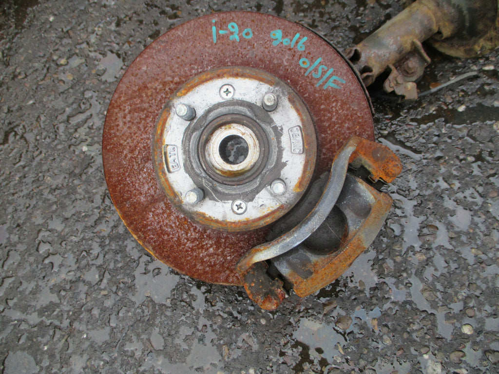 HYUNDAI I20 MK1 1.4 PETROL OSF DRIVER SIDE FRONT SHOCK SPRING LEG CALIPER